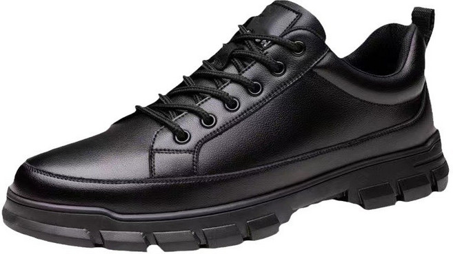 ANYOU 비즈니스 정장 구두 블랙 스포티 소가죽 캐쥬얼 옥스포드 남성용 캐주얼화 로퍼 구두