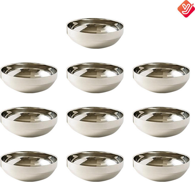 무광 스텐 이중냉면기 21cm, 10개