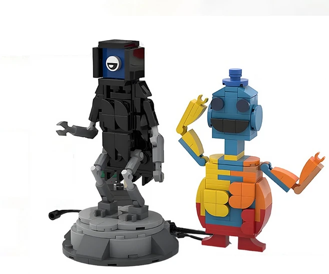 파피 플레이타임 4 할리 소이어 with 도이 더 도우맨 캐릭터 모형 400PCS+ 키덜트 호환 나노 블록 꿈꾸는다락방, 박사 with 도이 - 쿠팡