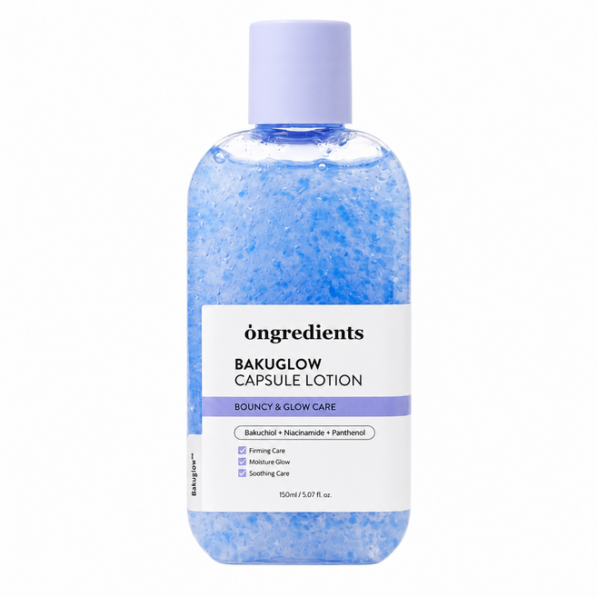 ongredients BAKUGlow CAPSULE LOTION 彈潤護理, 1件, 150ml
