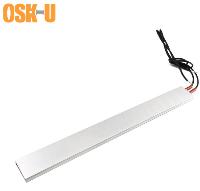 PTC 전기 히터 스트레이트너용 온도 조절 70/110/200C 12V 요소 200X21X5MM 플레이트 헤어 발열체, [01] 12V 70C, 01 12V 70C, 1개