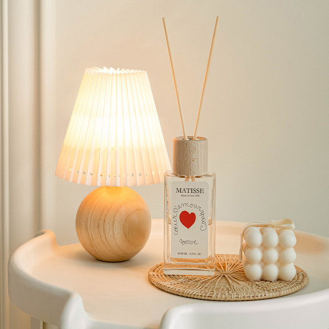 모먼트 마티스 하트 디퓨저 (우드) 160ml, 1개, 린넨 샌달우드 (부드러운 린넨향)