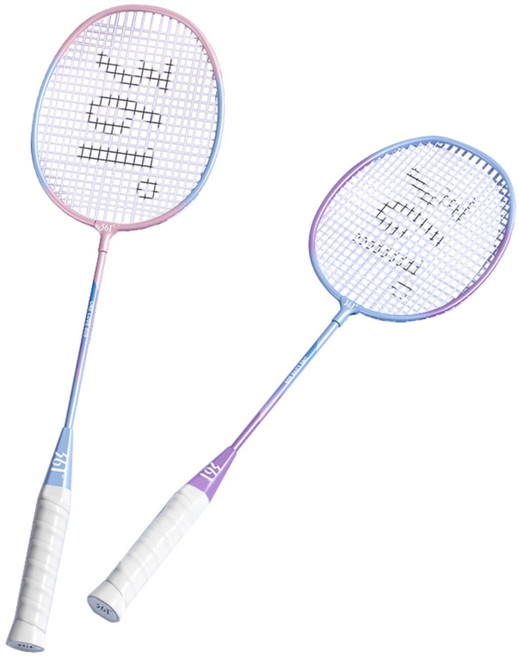 배드민턴 라켓 세트, 1세트, 01 핑크+블루퍼플