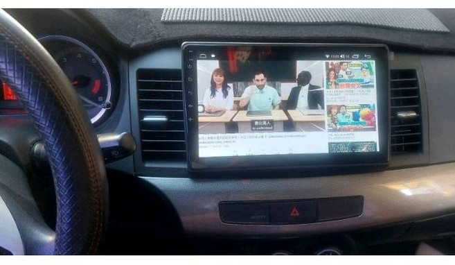三菱 Fortis 10吋 安卓機 支援 CarPlay/Android Auto 衛星導航 倒車顯影, 8核心, 8+128G + 專用框 + 專用線
