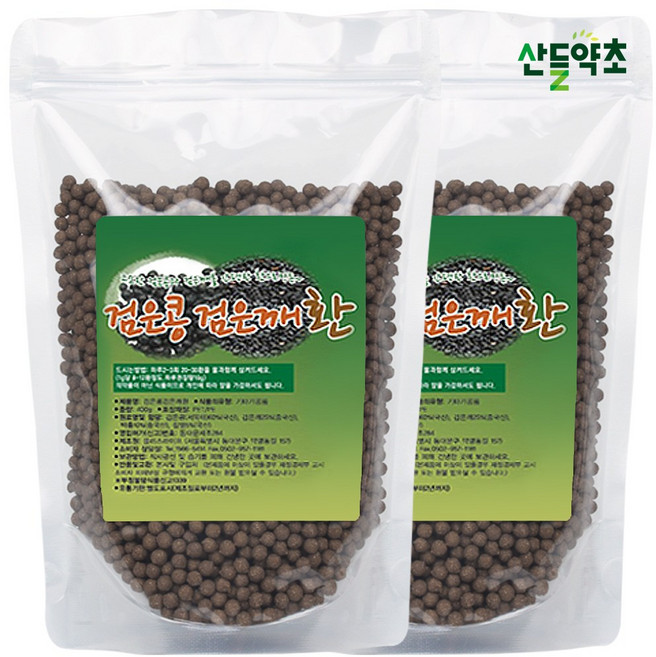 검은콩 검은깨환 400g 검정콩환 검정깨환 서리태환, 2개