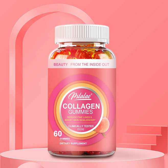 콜라겐 - 손톱 성장 강화 관절 통증 및 뻣뻣함 완화, 2개, 100정