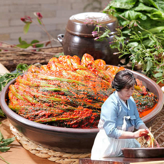 [인포벨] 애드크로스 홈쇼핑 당일제조 신선한 여수 돌산 갓김치 송가네 전라도 어머니 손맛 김치 종가 알싸한 밥반찬, 5kg, 1박스