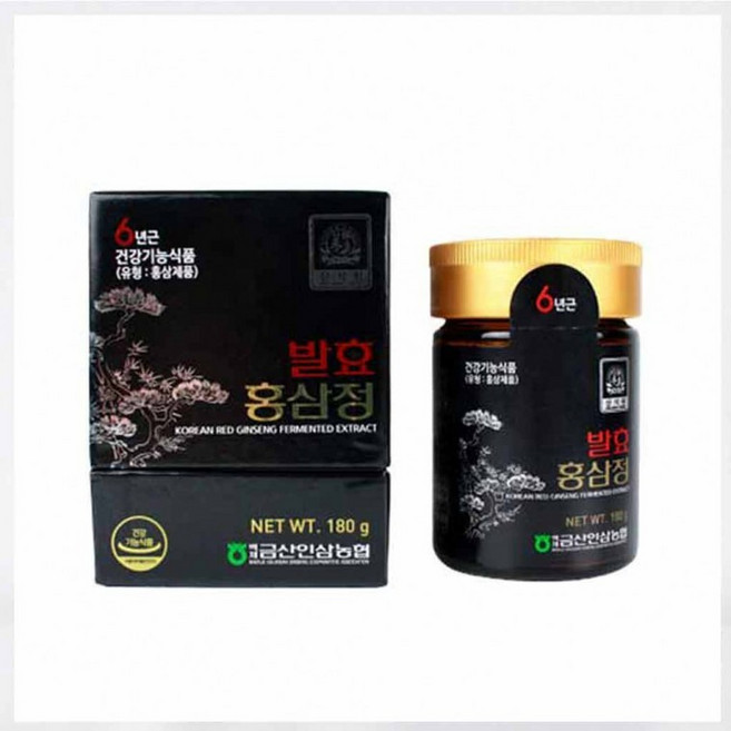 [금산인삼농협 삼지원] 발효홍삼정 180g 건강기능식품, 1개, 1정
