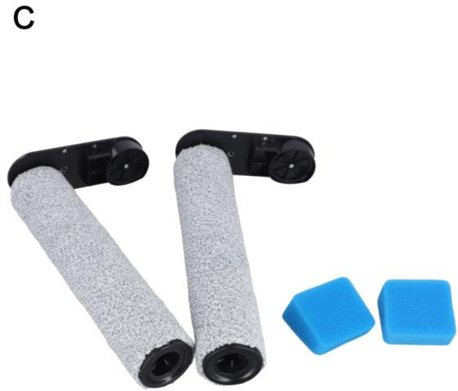 JONR ED12 진공 청소기 스폰지 필터 홈 용품 부품 Eureka NEW430 4 개, 02 B, 01 CHINA