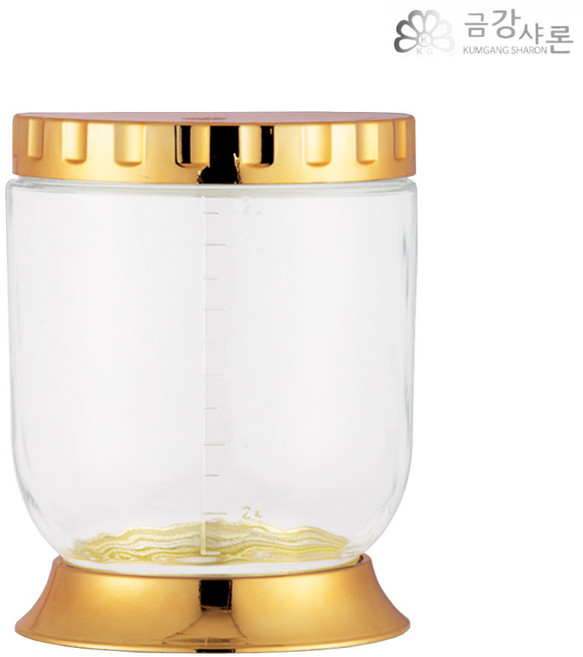 금강샤론 담금주병 유리병 술병 와인병 인삼주병 벌집2호 8L, 4개