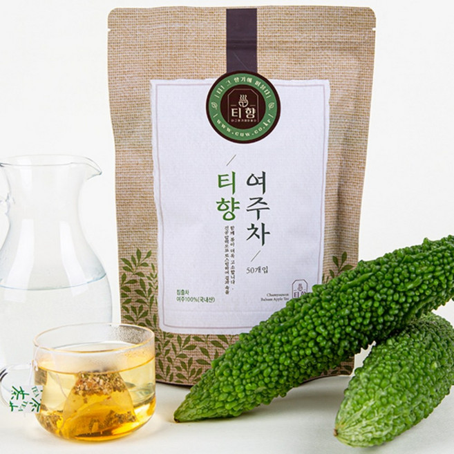 유기농 여주차 티백 1 2g, 1박스, 50개입, 1.2g