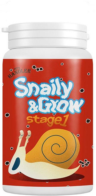 펫츠핸들러 스네일리 앤 그로우 달팽이사료 Stage-1 300ml(250G), 1개