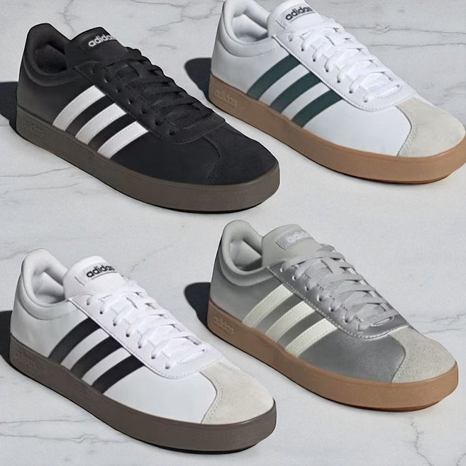 국내매장판 아디다스 스니커즈 신발 VL 코트 베이스 삼바 스타일 남녀공용 운동화