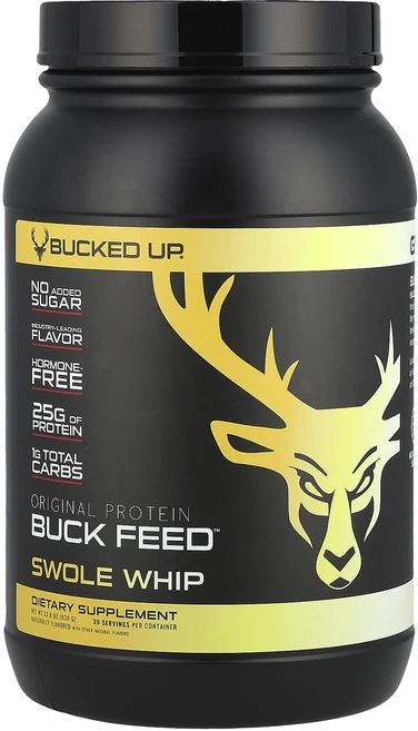 새해 건강을 선물하세요 Bucked Up McCroppy™ 오리지널 단백질 구름버섯 맛 930g(32.8oz) 특별관리진행, BuckedUpMcCroppy오리지널단백질구름버섯맛93, 930g, 1개 - 쿠팡