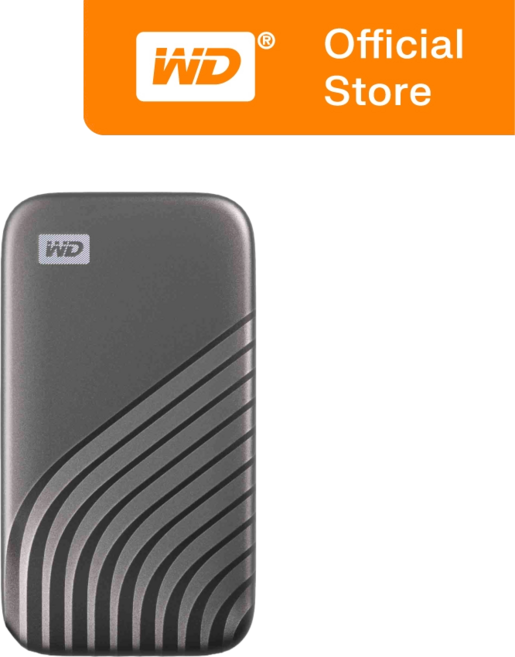 WD My Passport SSD, 2TB, Gray
