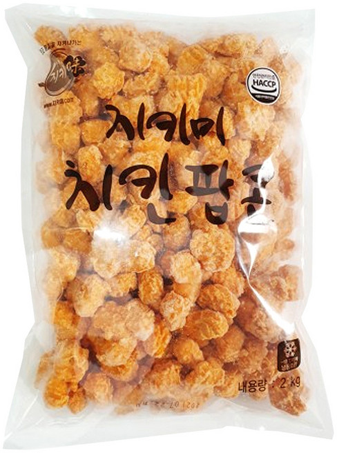 (냉동) 지키미 팝콘치킨 2kg, 1개