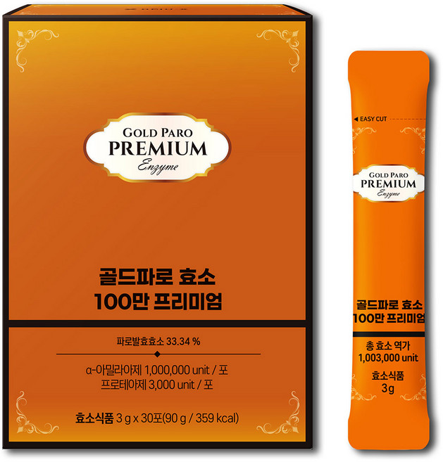 리쥬엑스 골드 파로효소 100만 고역가 효소, 1개, 90g