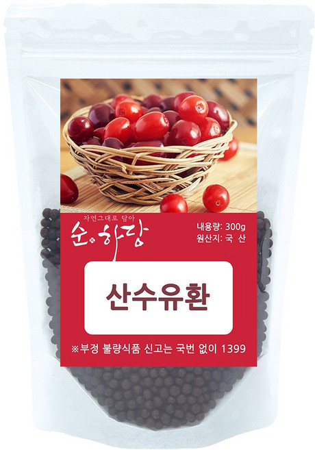 순하당 국산 산수유환 (산수유열매환), 1개, 300g