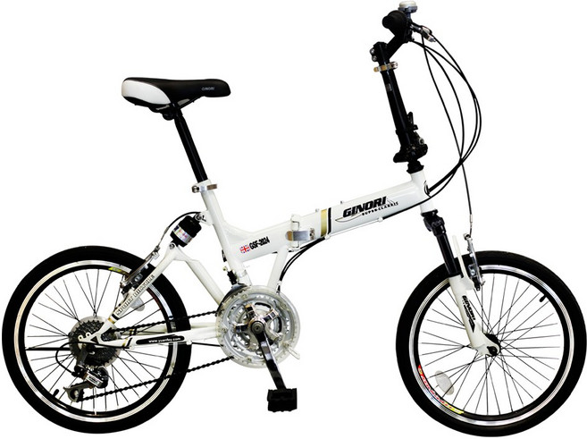 BIKEDNA G3 LITE 20吋24速前後避震款折疊自行車 融合登山車的輕越野OFROAD與折疊機動便利性全地型都, 白色