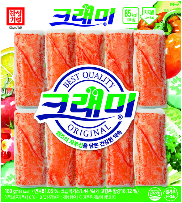 [본사직영/한성기업] 크래미 180g, 1개