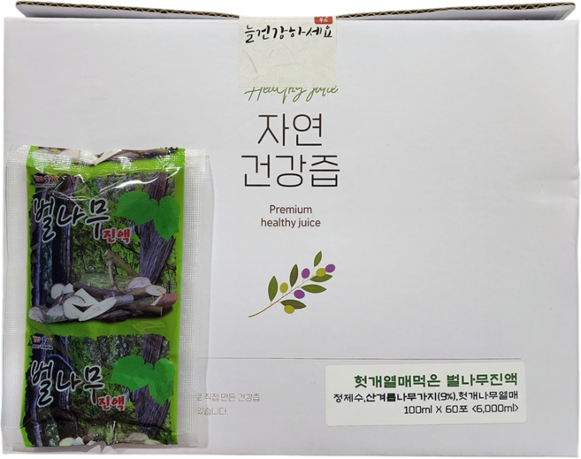 헛개열매먹은 벌나무진액, 100ml, 60개