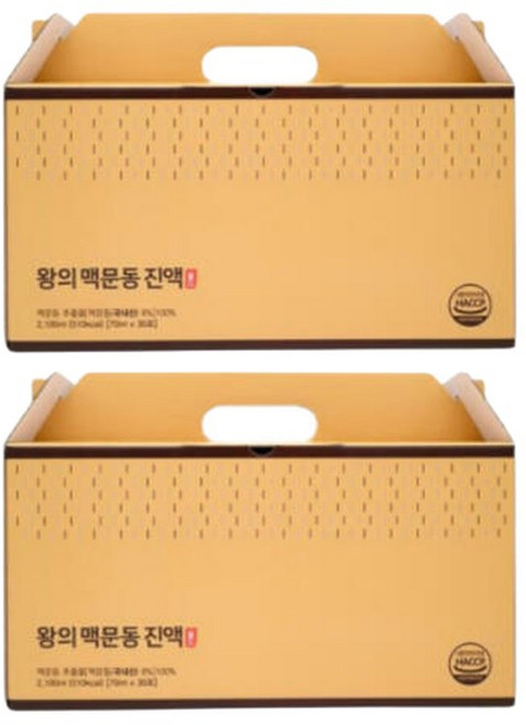 왕의 볶음 맥문동 진액 국내산 볶은맥문동 국산 70ml 60포, 60개
