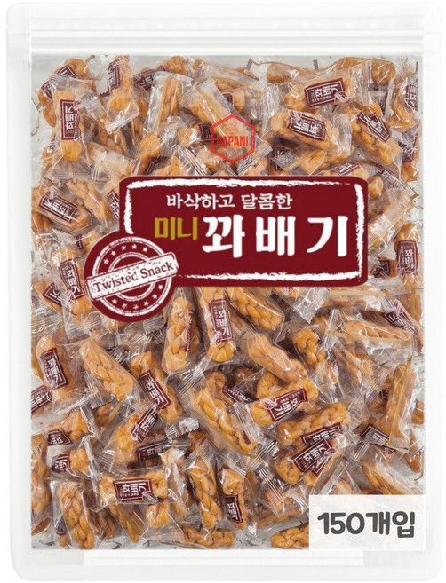 다파니 달콤 바삭 미니 한입 꽈배기 개별포장 150개입, 150개