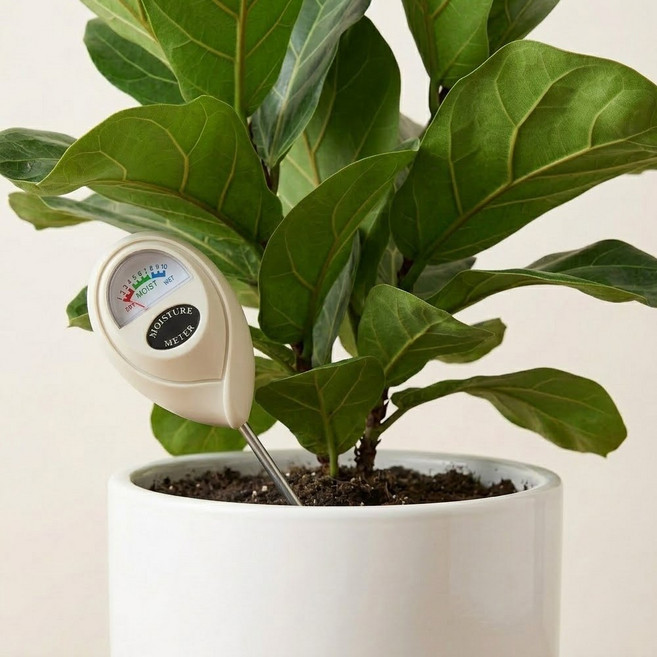 제롯 식물 습도계 토양 화분 수분 측정기, 혼합색상, 1개