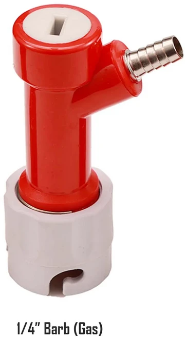 ABS 분리 플라스틱 MFL 맥주 액체 케그 디펜서 홈브루 가스 커넥터 핀 1/4 바브, Barb, 1개