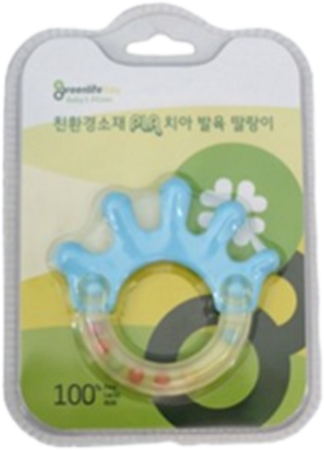 그린라이프 손가락치발기 겸 딸랑이 2p, 2STEP (4~6M)