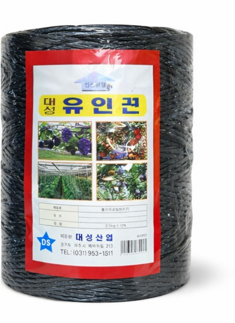 튼튼한 농사용 바인더끈, 과수유인끈 검정색(대), 1개