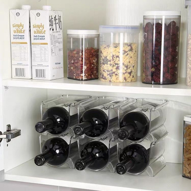 데일리마일샵 1구 물병 젖병 와인 텀블러 정리함 건조 랙 보관함, 1개, DMS_ 텀블러정리함