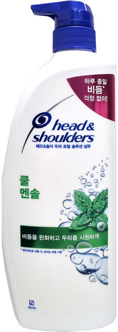 헤드앤숄더 쿨멘솔 샴푸 850ml 1개
