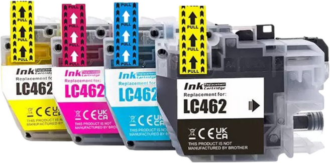 Brother LC462/LC462XL 副廠墨水匣, 黑色高容, 1個