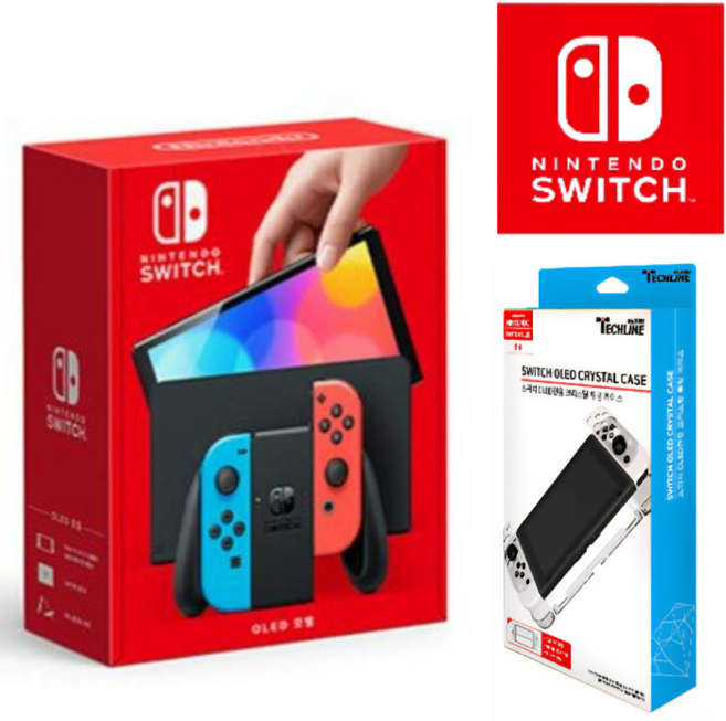 닌텐도 스위치 OLED, Nintendo Switch(네온블루 + 네온레드)