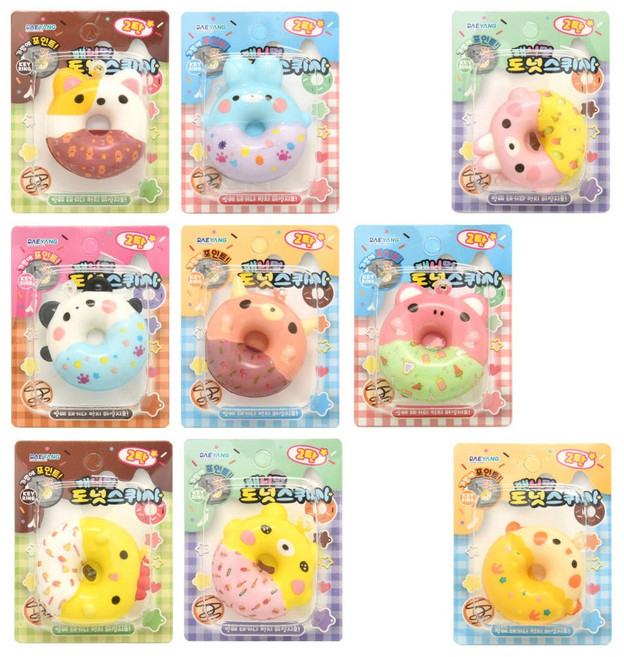 1000 도너츠링 스퀴시 2탄 (18개 1세트)