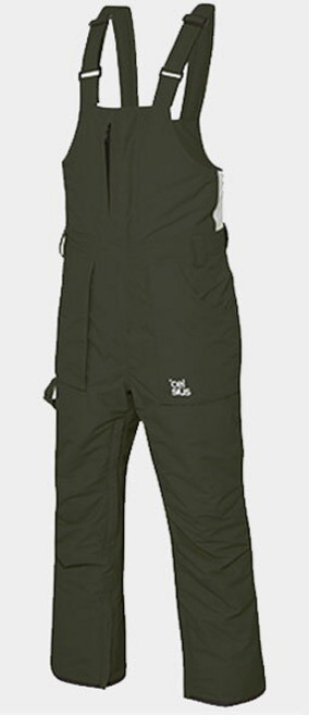 셀시우스 엘르 스키복 보드복 오버롤 팬츠 카키