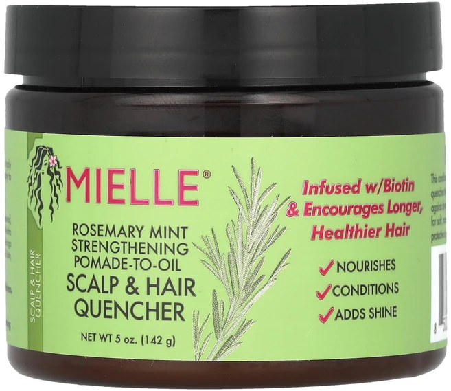 Mielle 포마드-투-오일 강화 로즈메리 민트 142g(5oz), Mielle포마드투오일강화로즈메리민트142g5oz, 142g, 1개 - 쿠팡