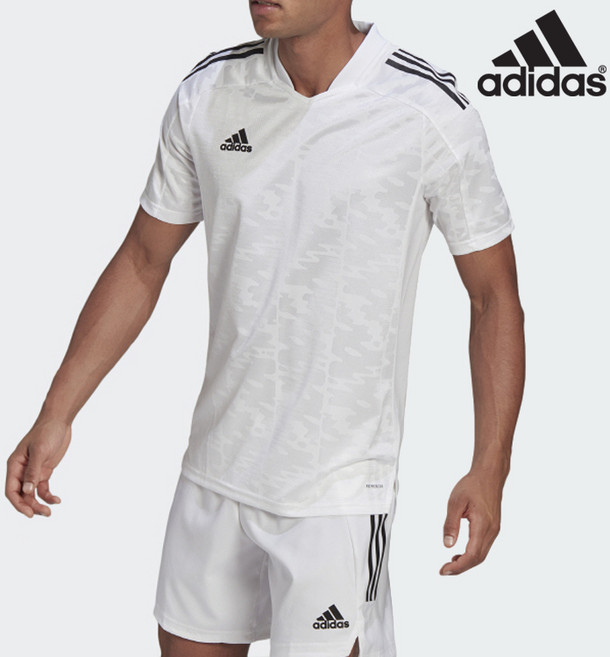 아디다스 콘디보 21 저지 S/S (블랙 네이비 화이트 레드) + 볼펜