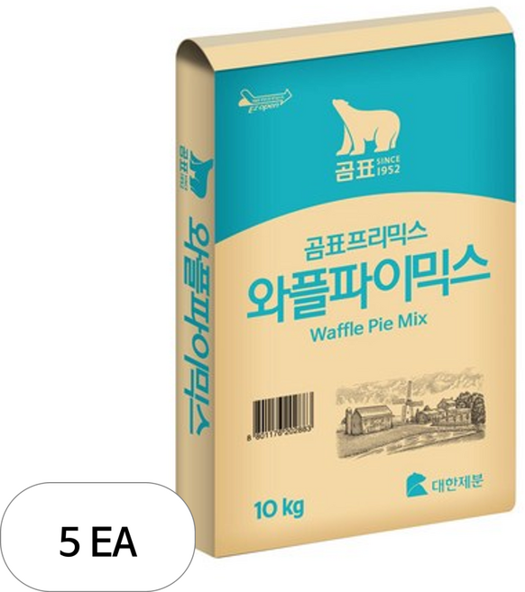 곰표 와플파이믹스, 10kg, 5개