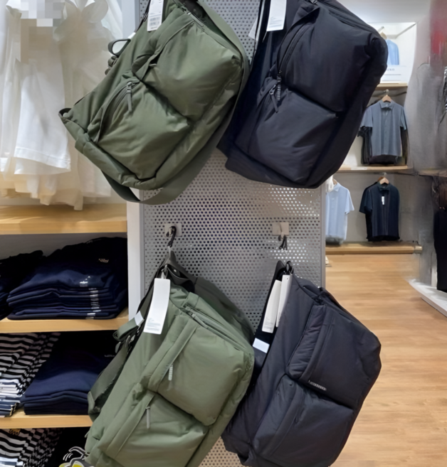 남녀공용 캐주얼 대용량 데일리 크로스백 심플 세련된 출퇴근 여행 토트백 나일론 크로스바디백