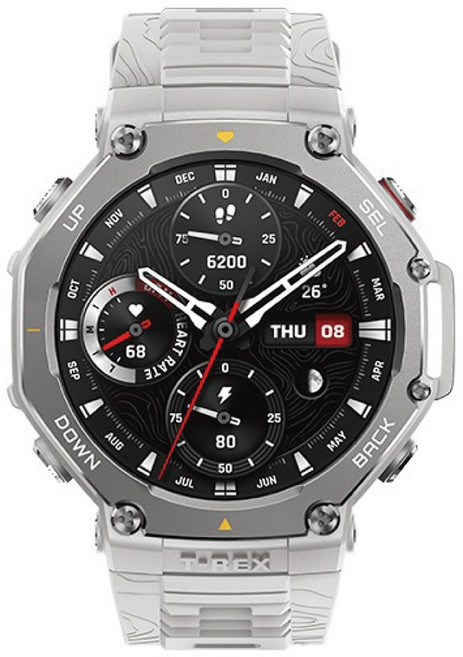 어메이즈핏 스마트워치 T-REX 3, 헤이즈 그레이, 3.81cm, GPS + 블루투스