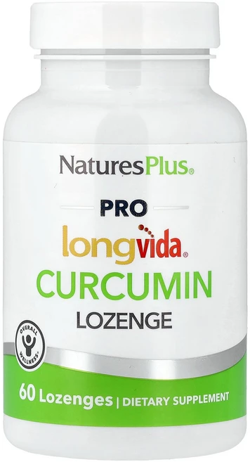 네이처스플러스 프로 롱비다 강황 터메릭 커큐민 로젠지 캔디 60정 1 250mg NaturesPlus PRO longvìda Curcumin Lozenge 60 Lozenge, NaturesPlus , PRO longvìda®, 1개 - 쿠팡