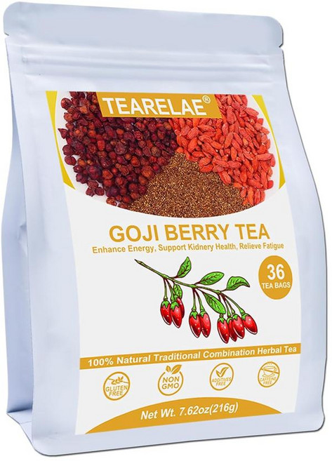 TEARELAE 티릴리 오미자구기자차 6g x 36티백 남성건강 허브티, 216g, 1개