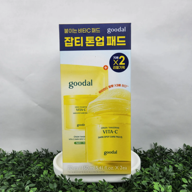 [1+1용량]구달 청귤 비타C 잡티케어 패드 알파 70매+리필 70매, 1세트, 140매입