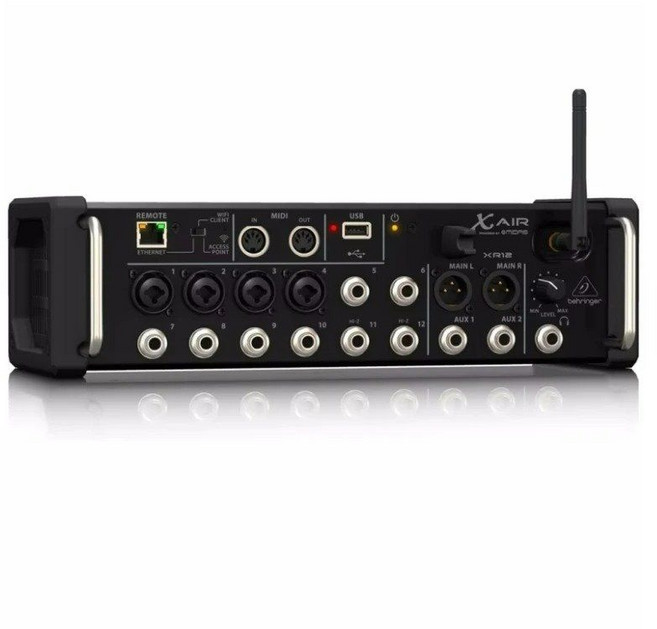 Behringer X Air XR18 XR16 XR12 태블릿 제어 디지털 믹서 오디오 스테이지 박스 랙마운트 믹싱 콘솔
