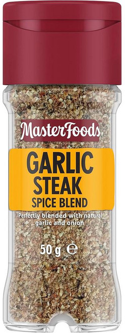 호주 마스터푸드 MasterFoods Garlic Steak Seasoning 갈릭 스테이크 시즈닝, 3개, 50g