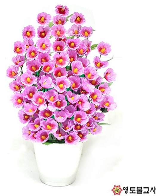 무궁화꽃법당조화 무궁화조화, 1개