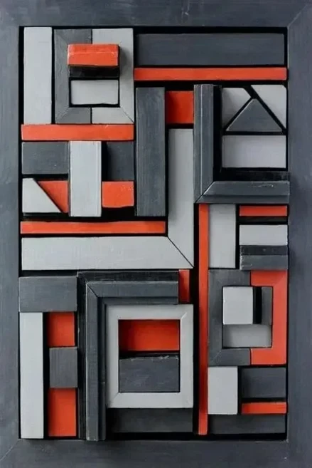 거실용 모던 D 기하학 나무 질감 아트 미니멀리스트 벽 장식 포스터 캔버스 홈 데코, 04 20x30cm No Frame, 15 P7