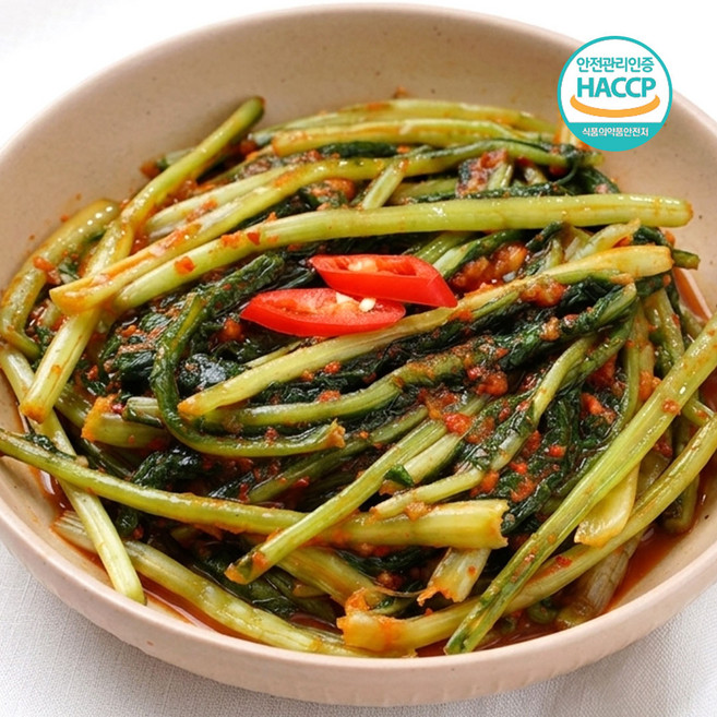 [타임특가]국내산 열무김치 전라도 당일제조 깔끔 매콤 아삭, 1박스, 1kg